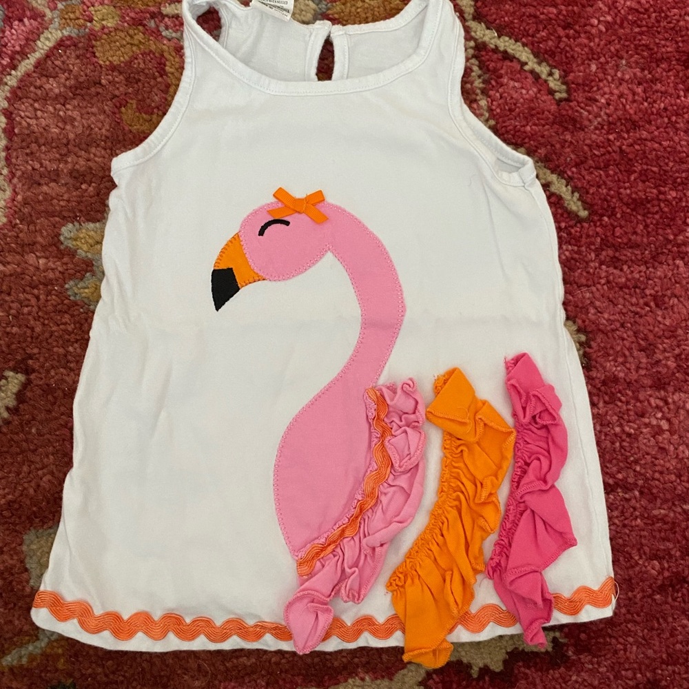 Boutique Flamingo top. Good condition .